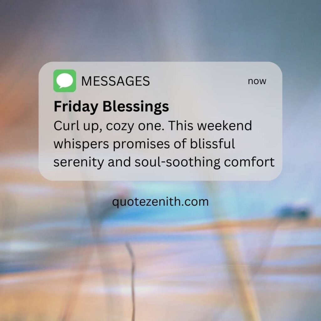 Friday Blessings