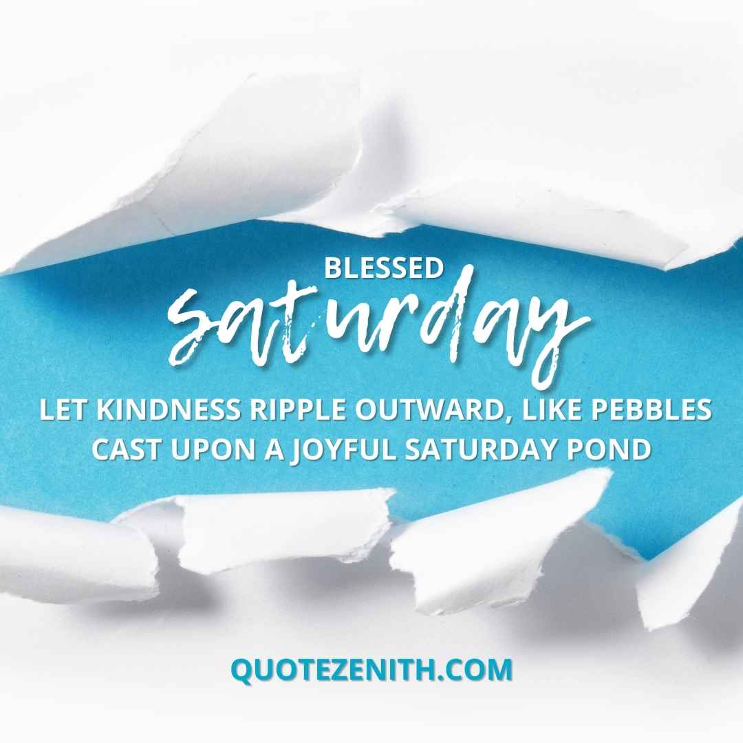 Saturday Blessings
