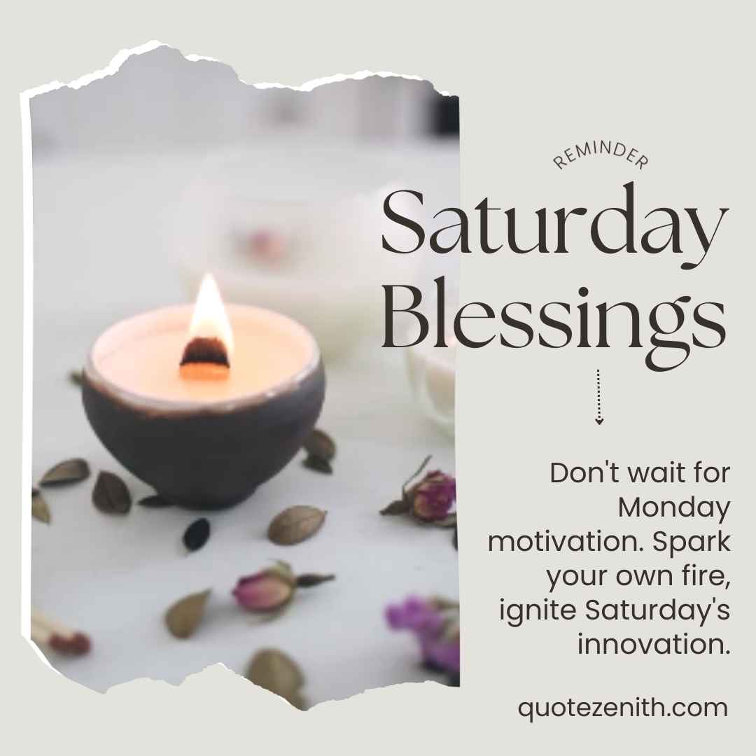Saturday Blessings