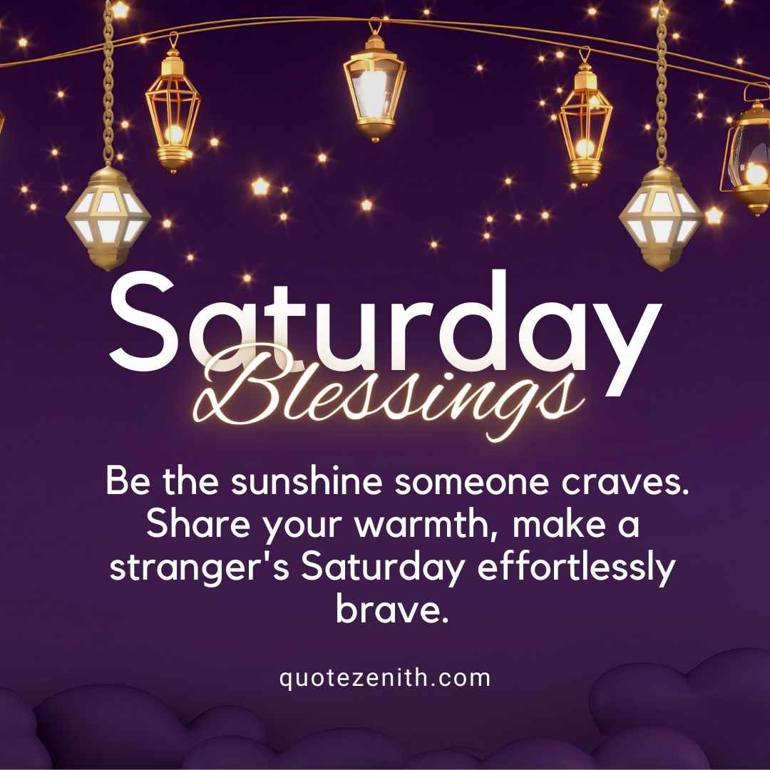 Saturday Blessings