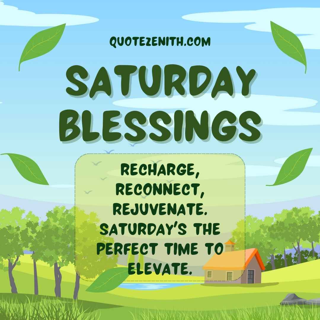 Saturday Blessings