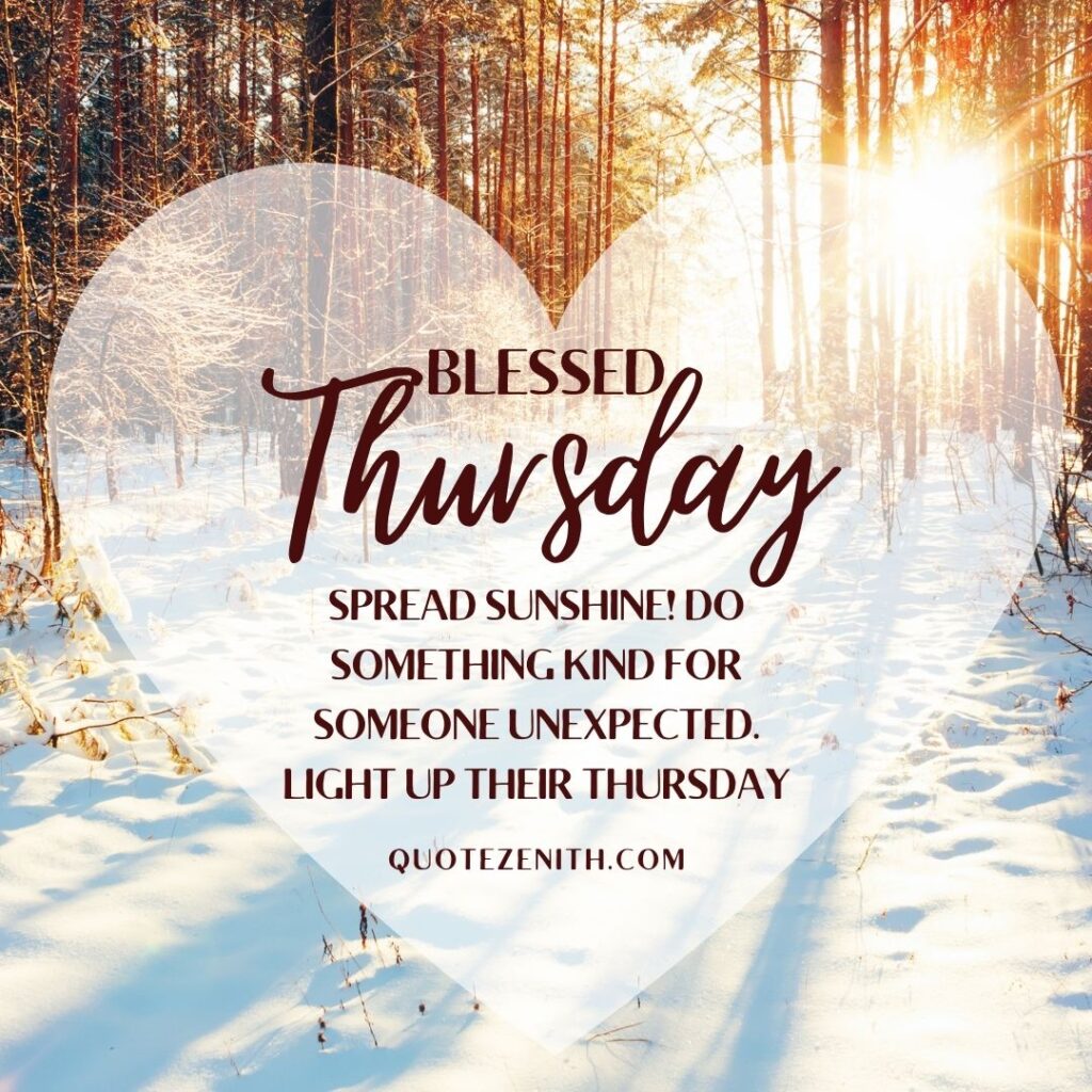 Thursday Blessings