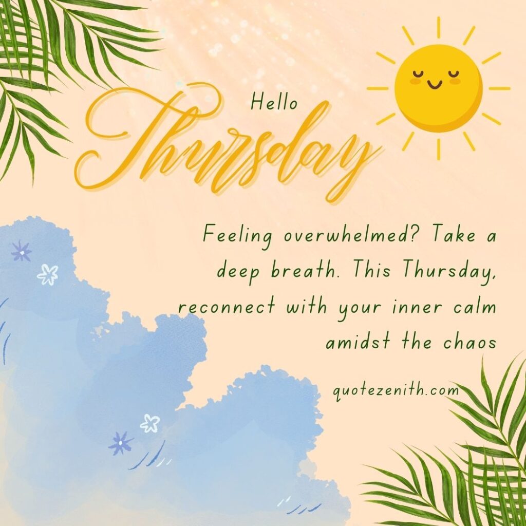 Thursday Blessings