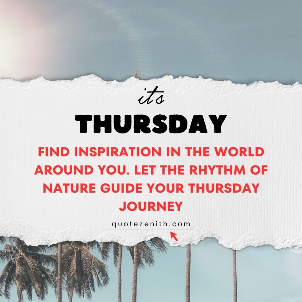 Thursday Blessings