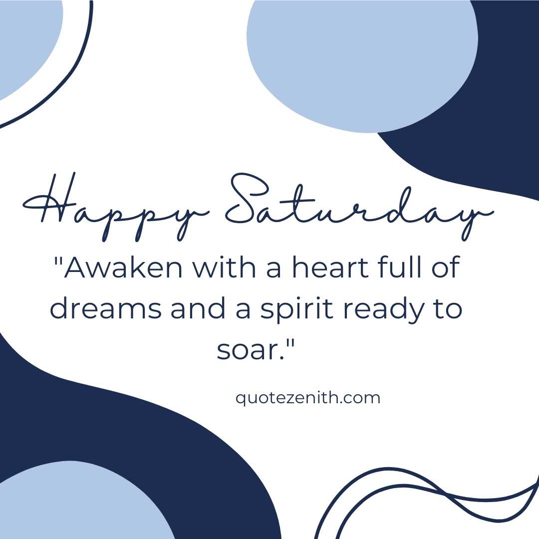 Inspiration Saturday Blessings