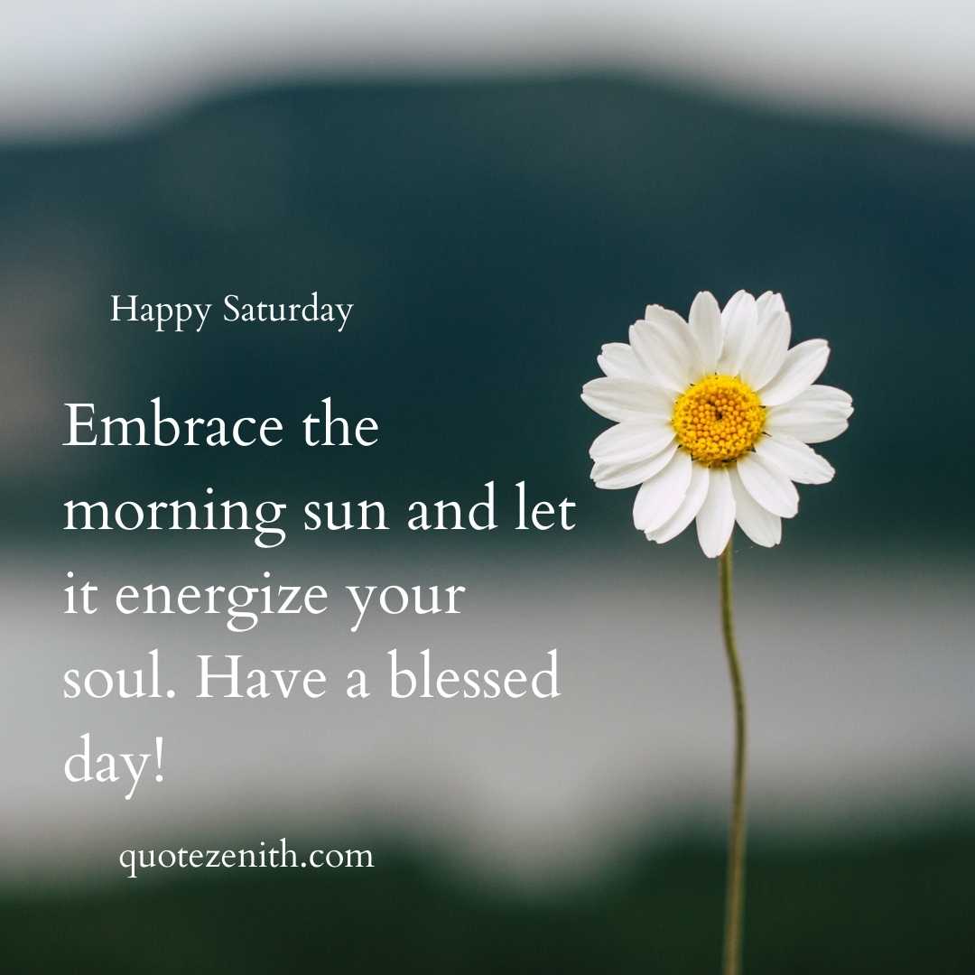 Inspiration Saturday Blessings