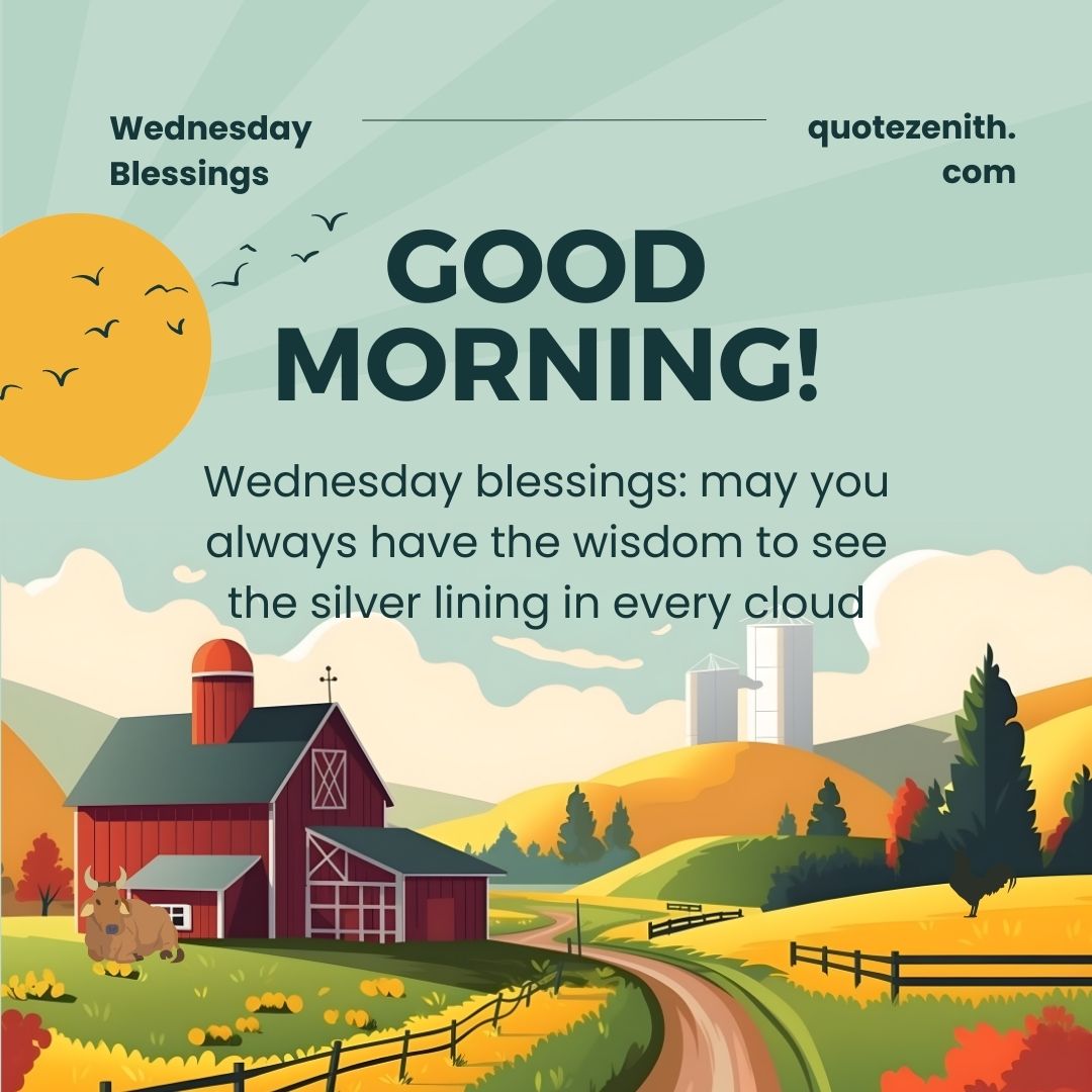 Positive Good Morning Wednesday Blessings