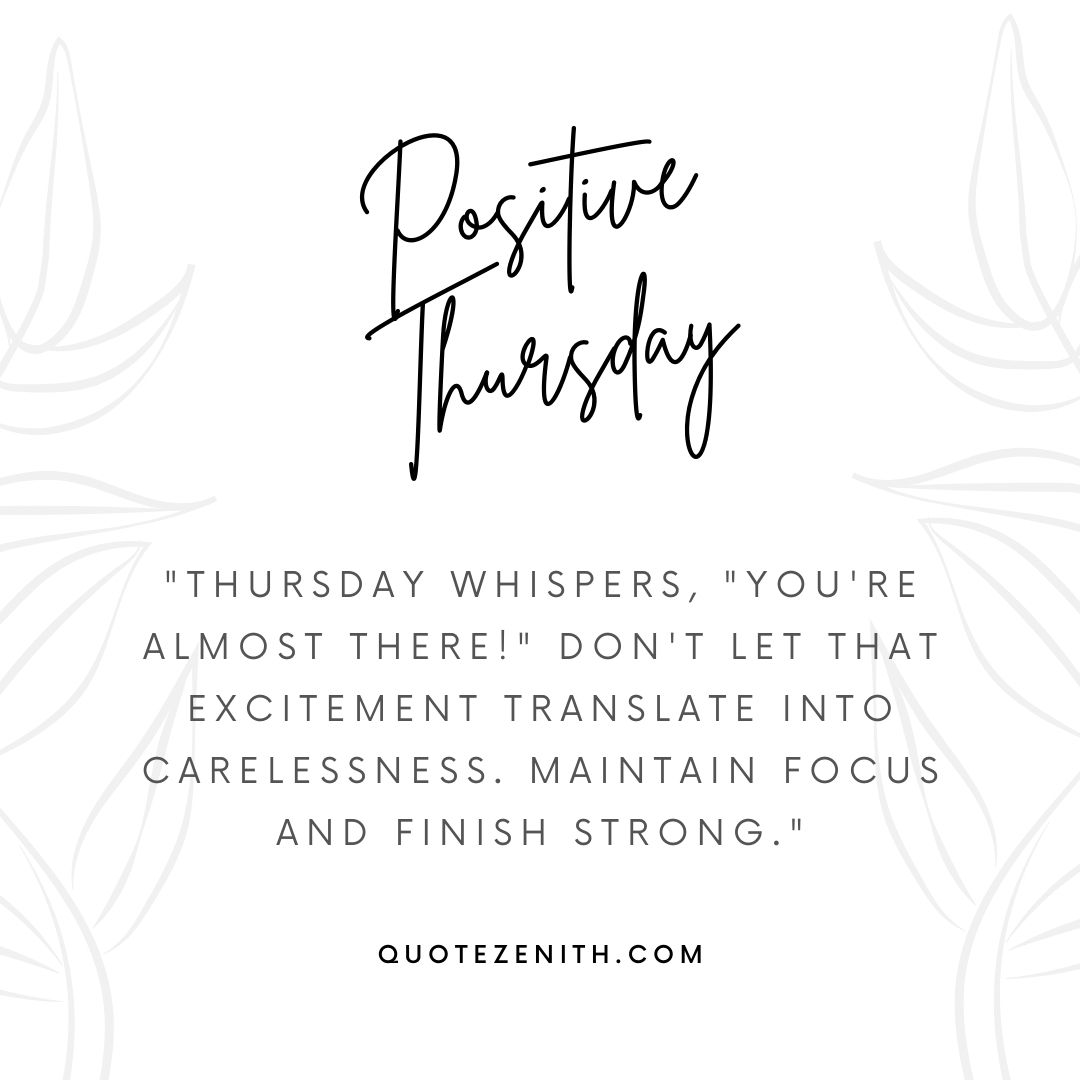 Positive Thursday Blessings