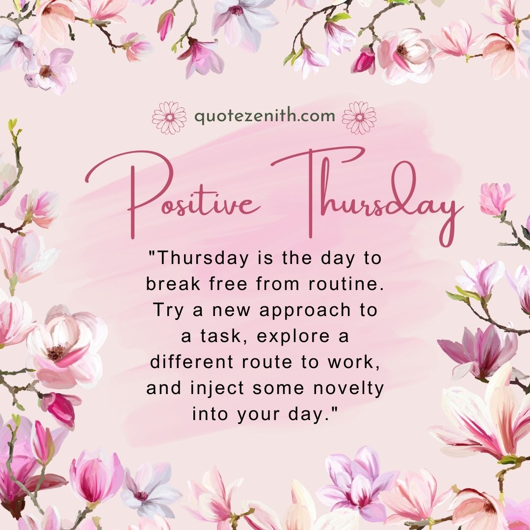 Positive Thursday Blessings