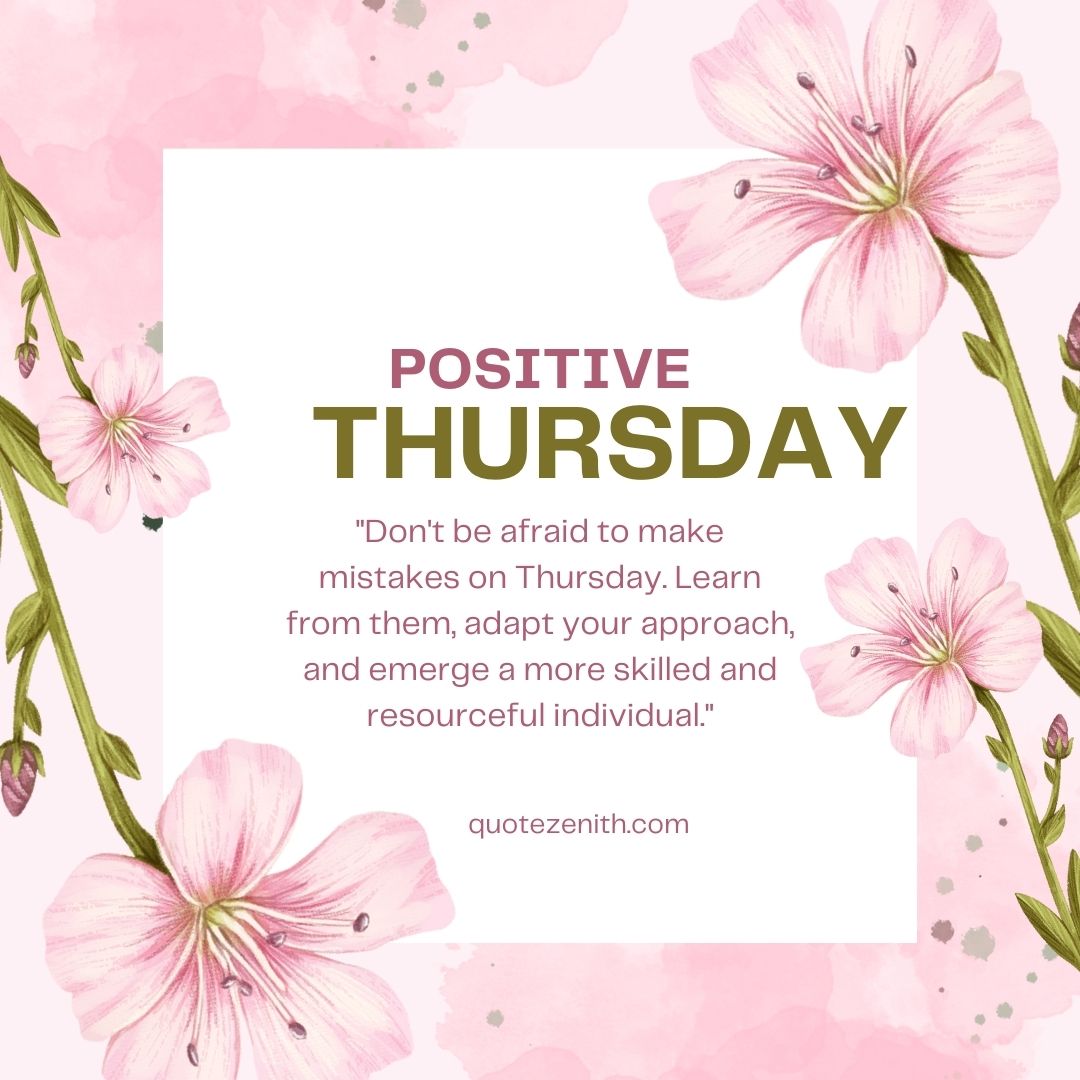 Positive Thursday Blessings