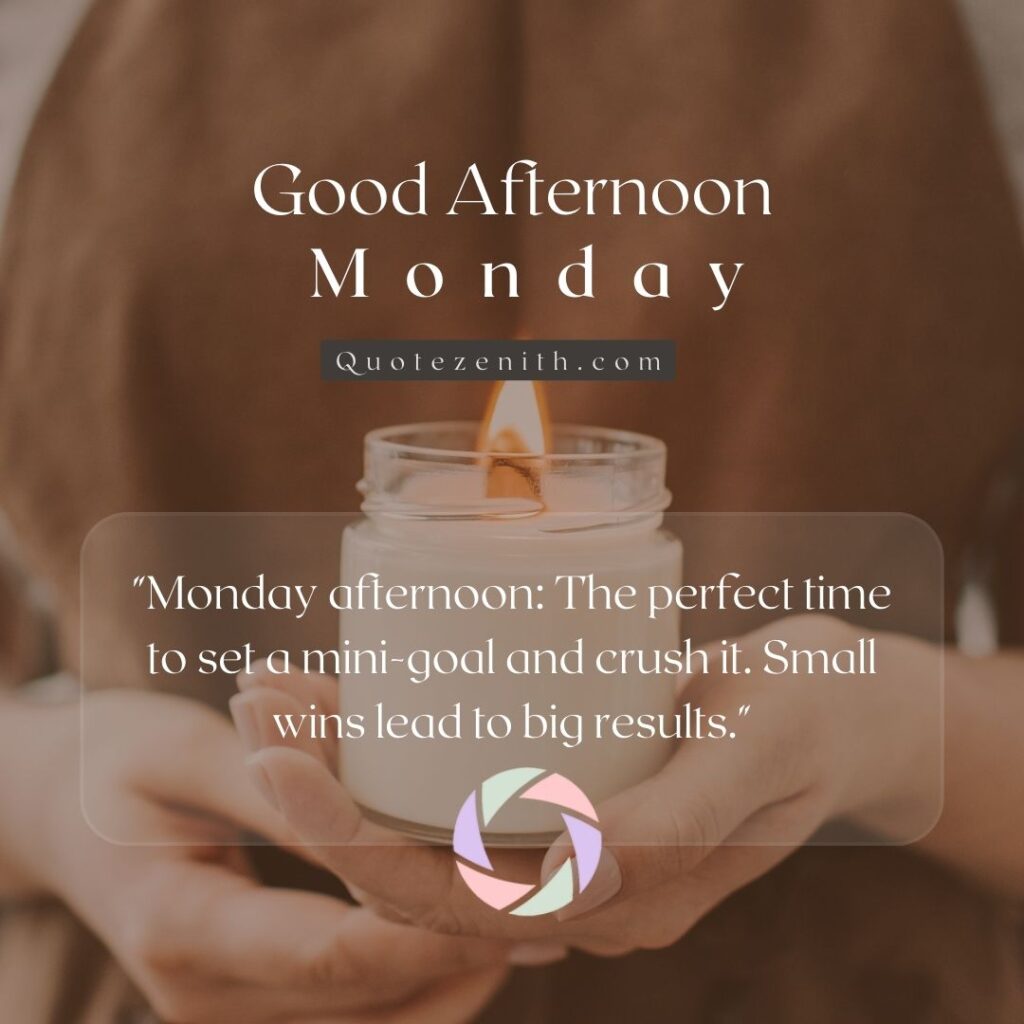On monday afternoon discount