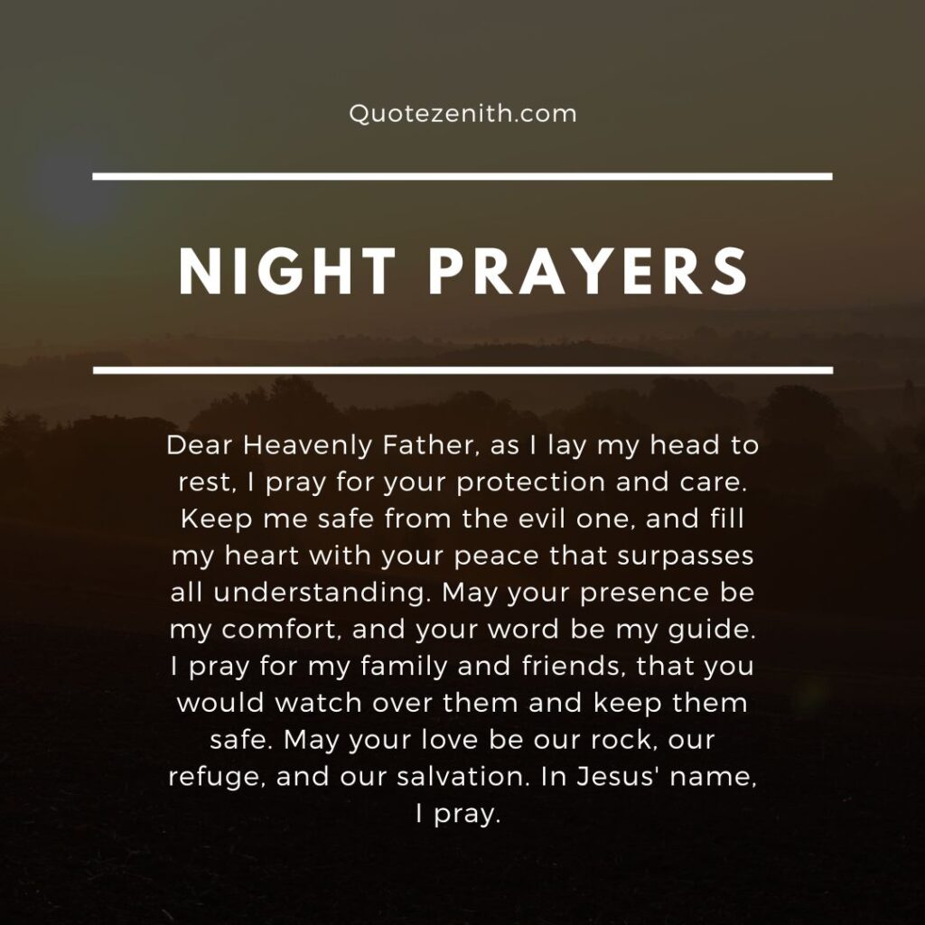 Night Prayers