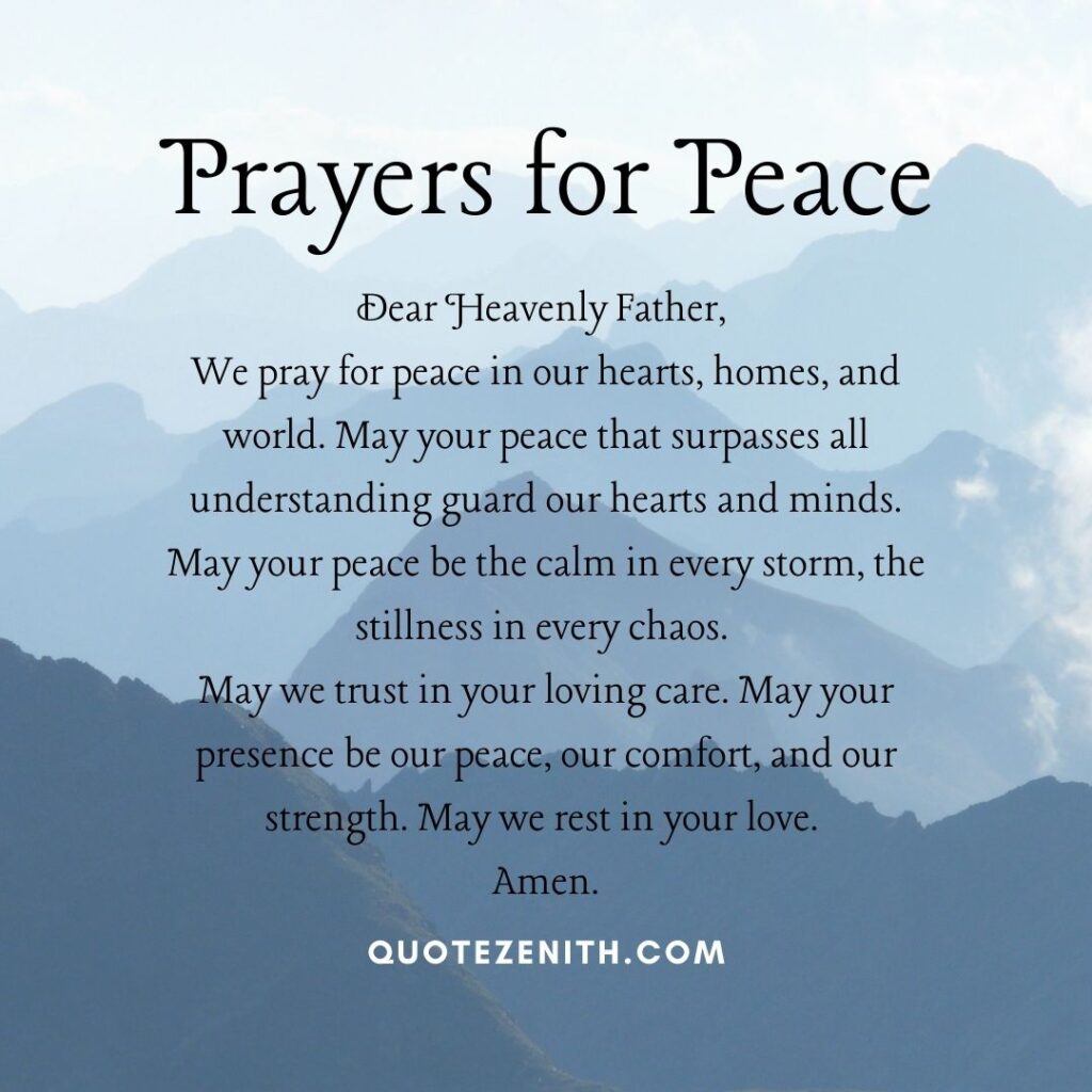 Prayers for Healing
