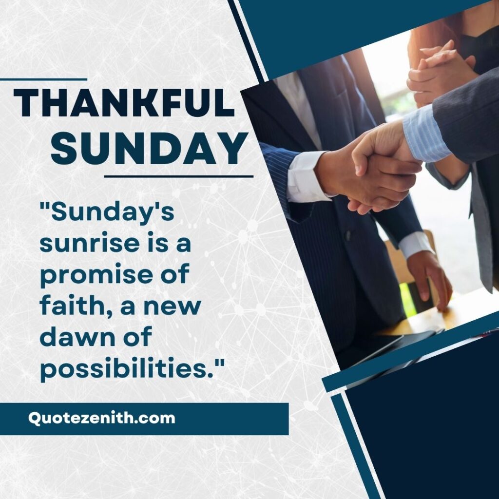 Thankful Sunday Blessings