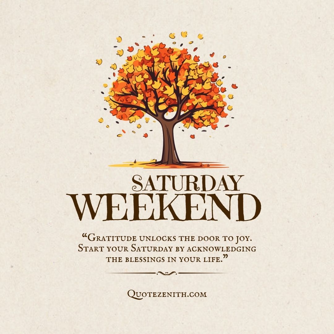 Weekend Saturday Blessings