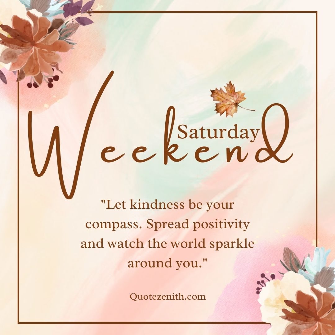 Weekend Saturday Blessings