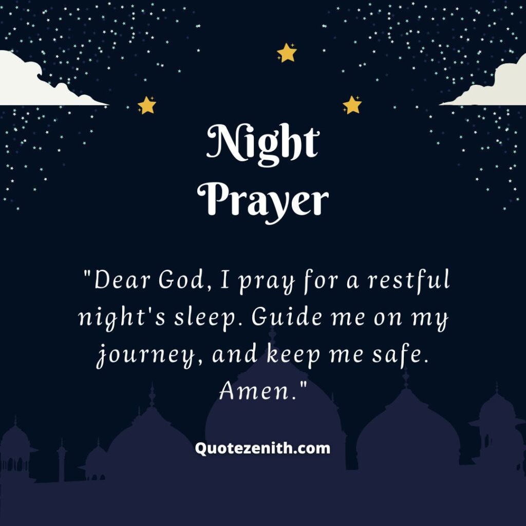 short Night Prayers