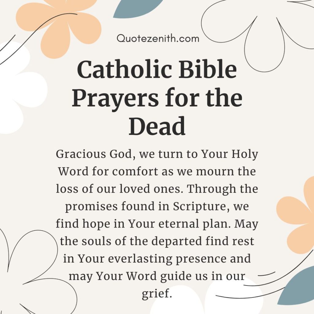 Catholic Prayers for the Dead