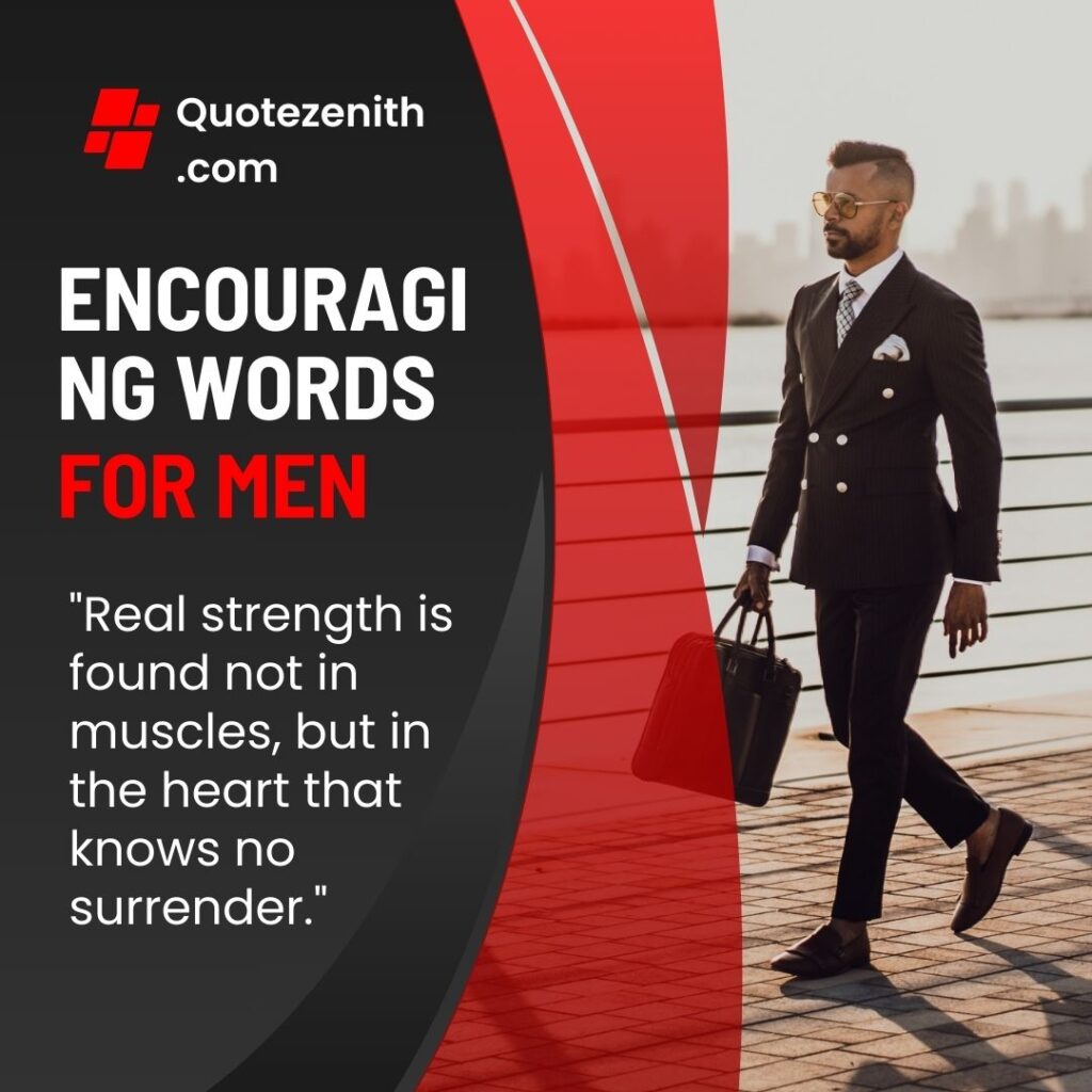 Encouraging Words for Men