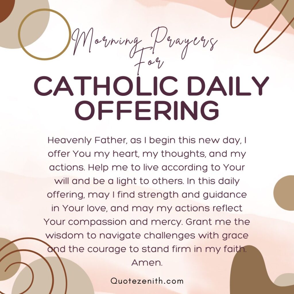 Catholic Daily Prayers