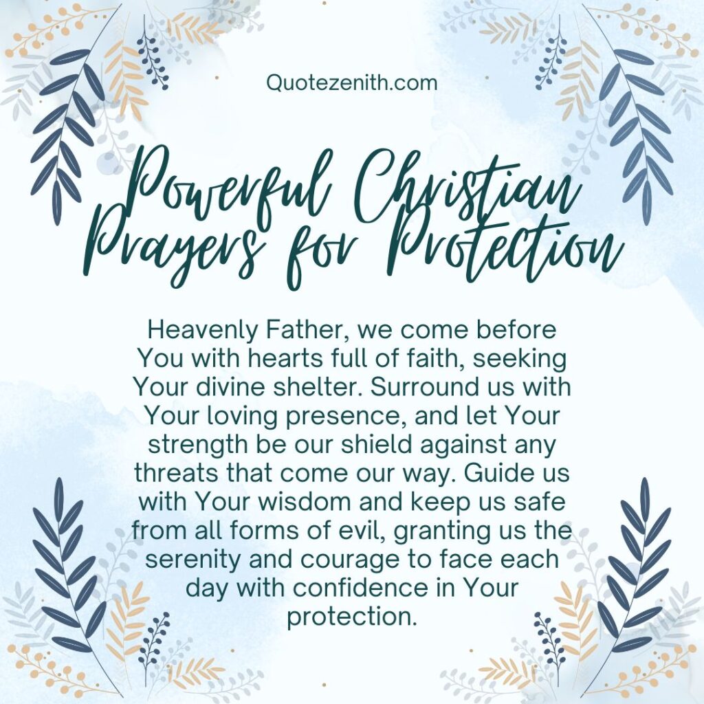 Powerful Prayers for Protection
