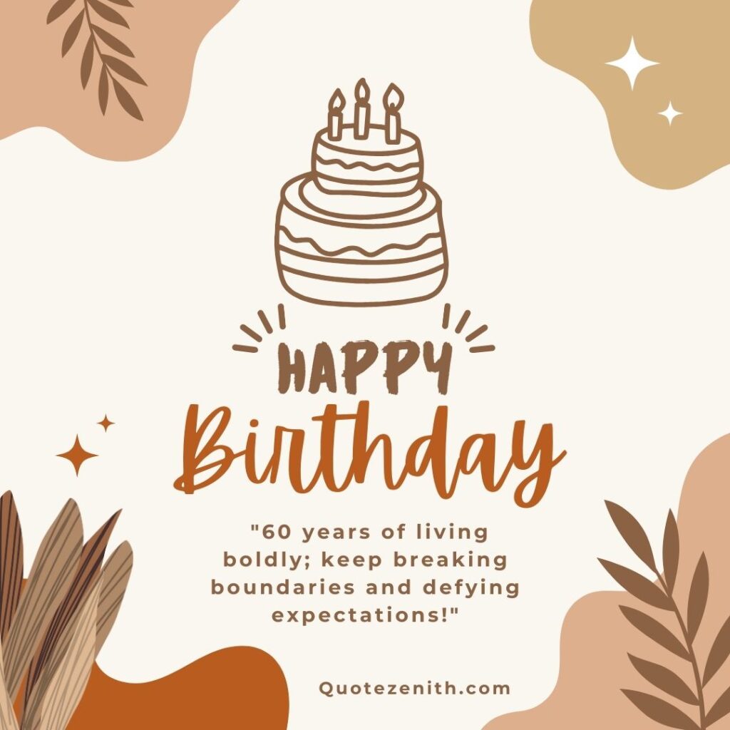 60th birthday wishes
