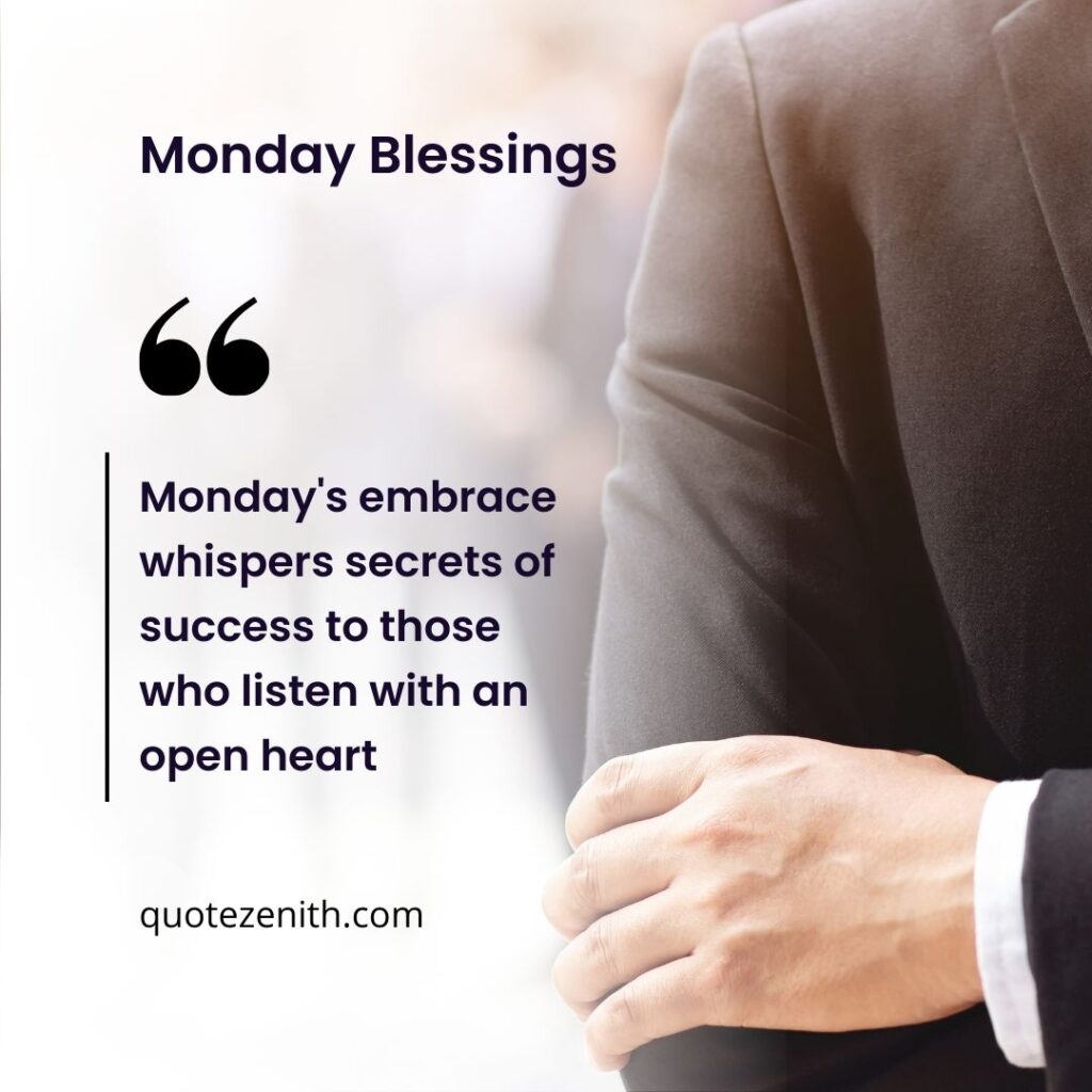 monday blessings