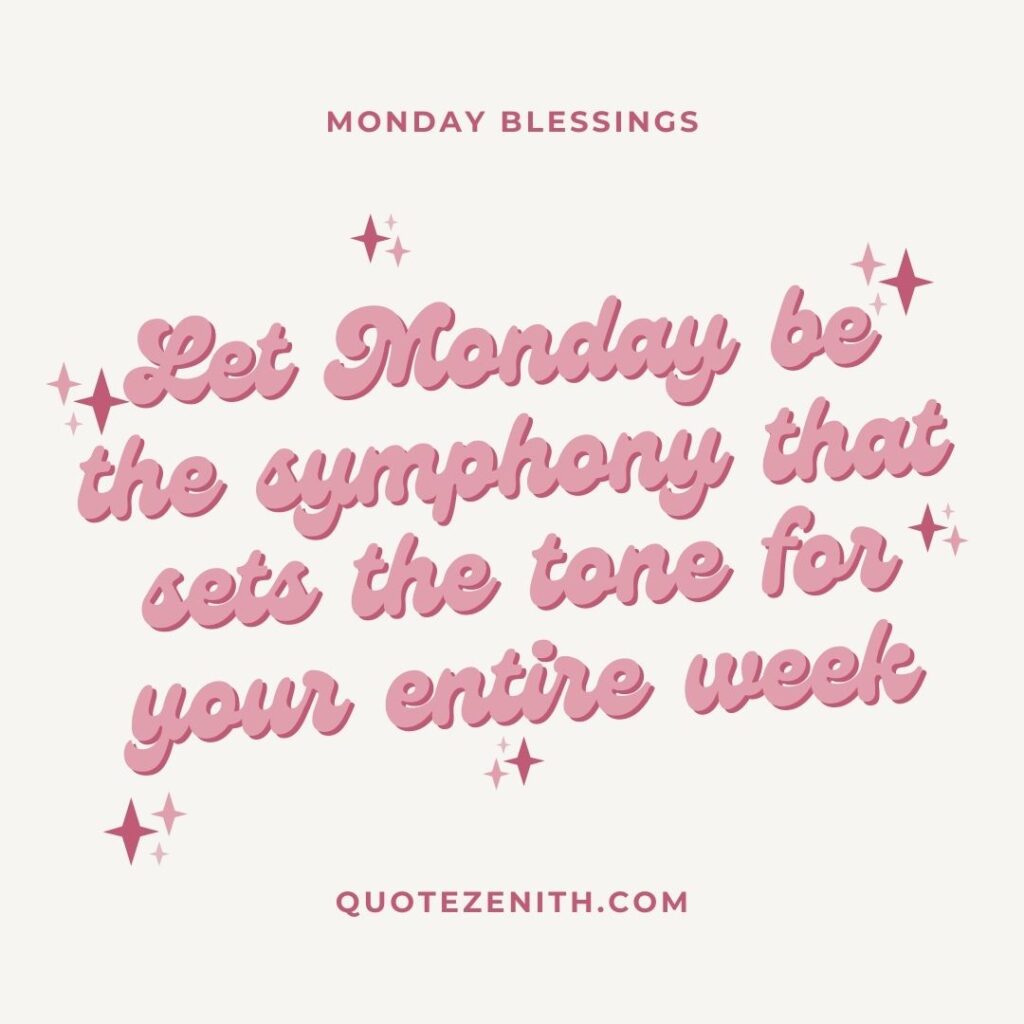 monday blessings