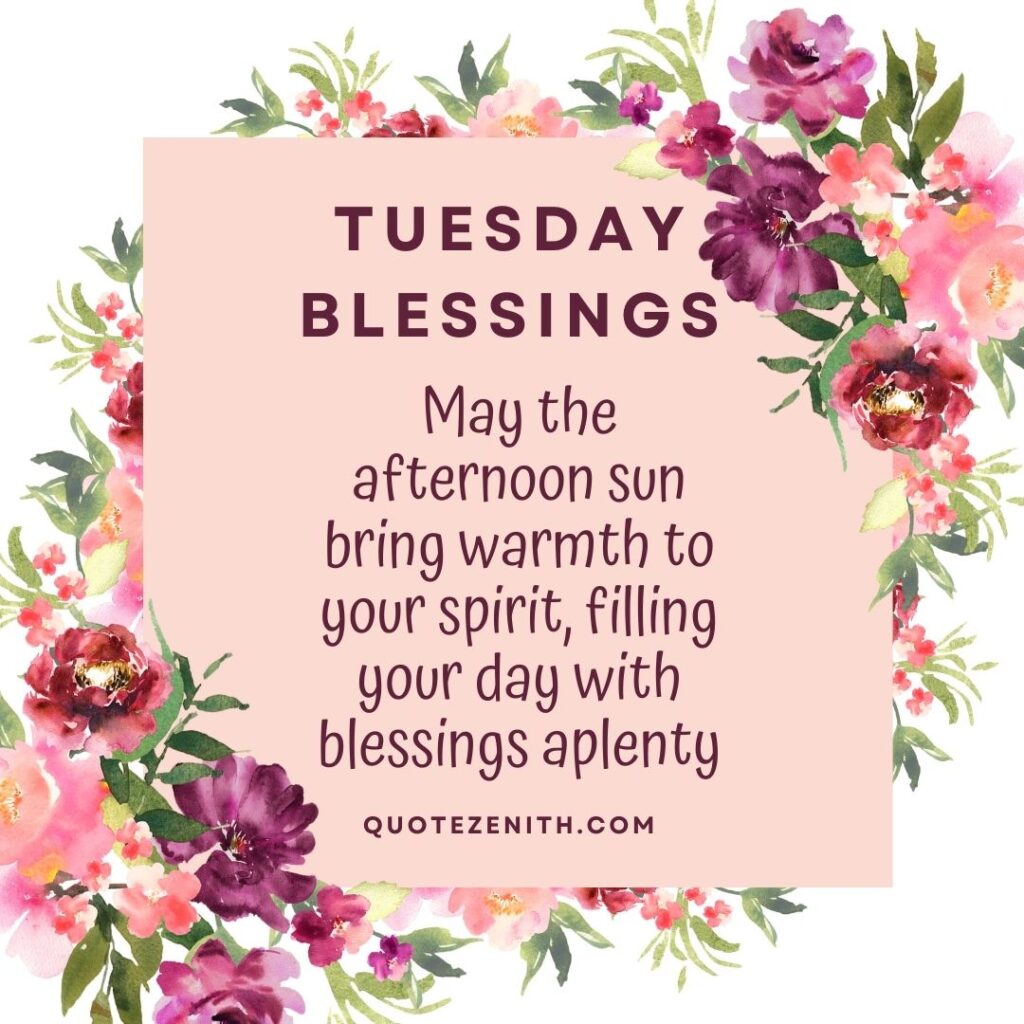 tuesday blessings