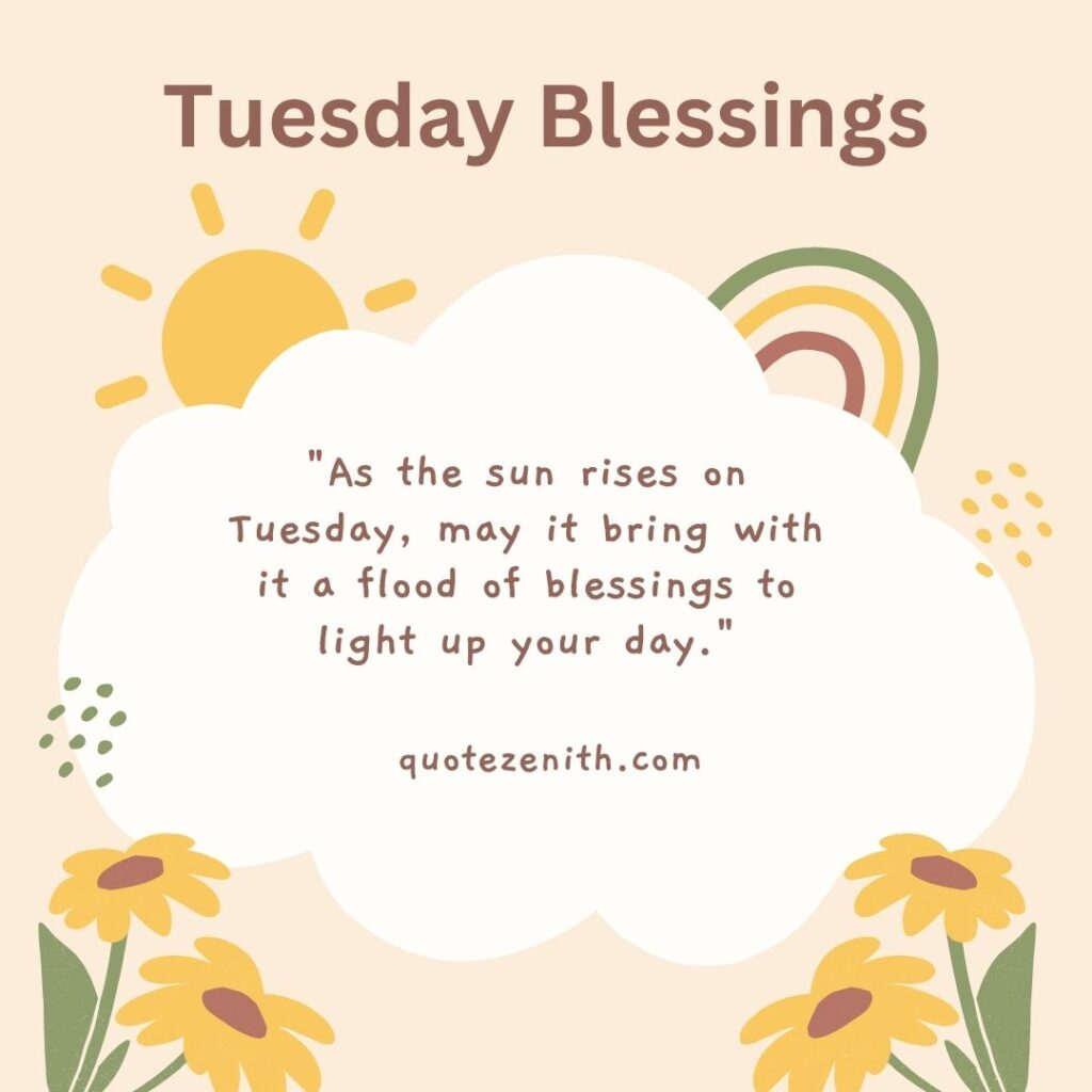tuesday blessings
