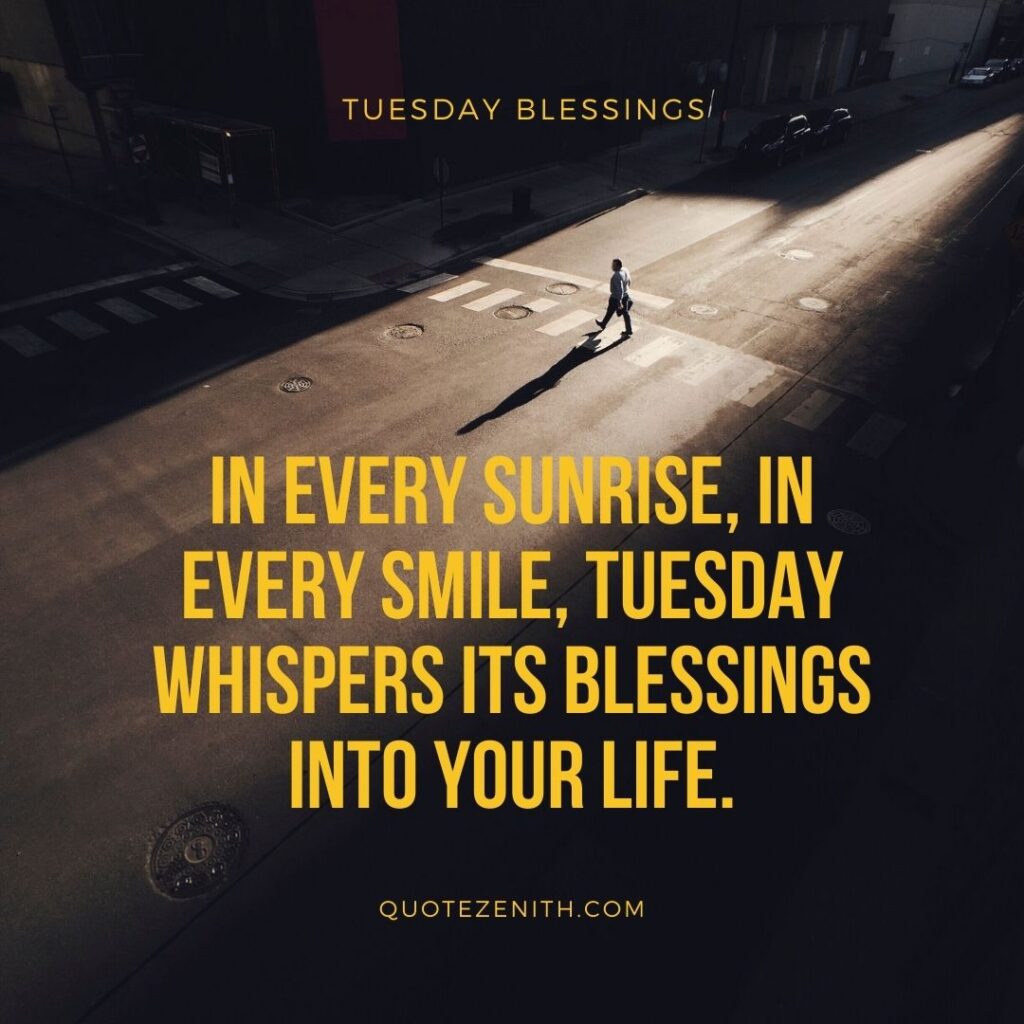 tuesday blessings