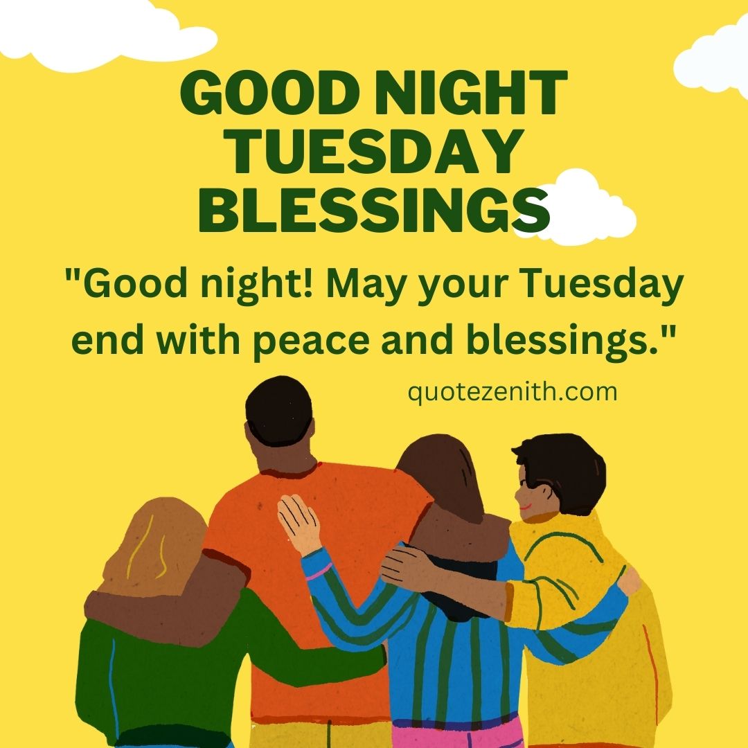 Good Night Tuesday Blessings_quotezenith