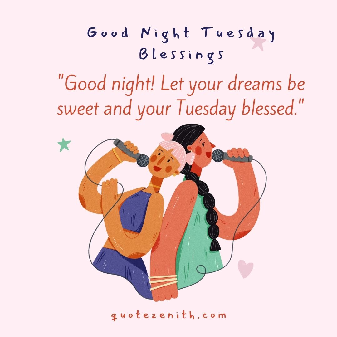Good Night Tuesday Blessings_quotezenith
