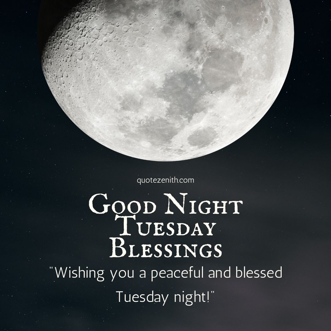 Good Night Tuesday Blessings_quotezenith