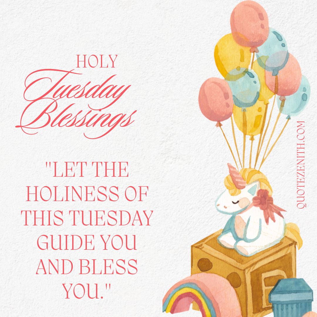 Holy Tuesday blessings