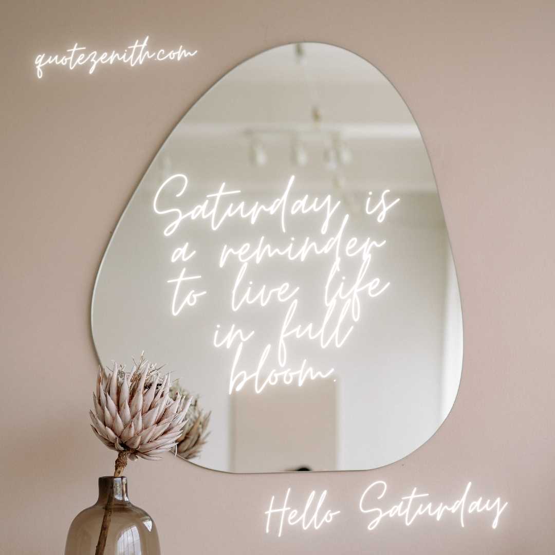 Inspiration Saturday Blessings