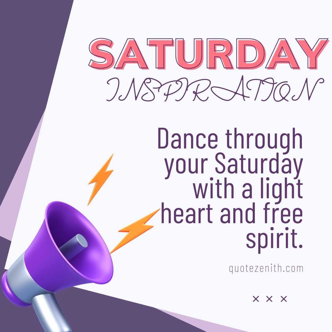 Inspiration Saturday Blessings