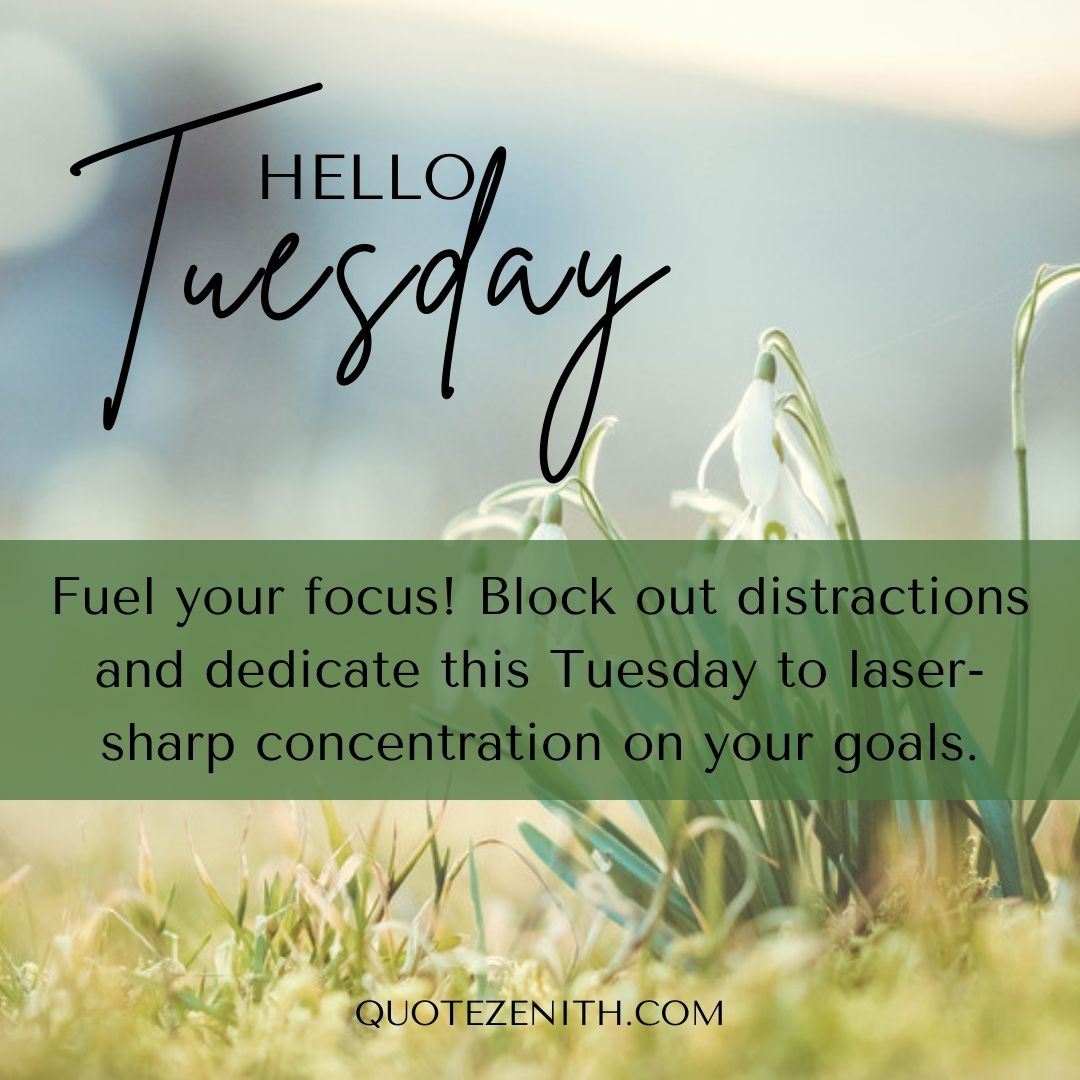 Positive Good Morning Tuesday Blessings