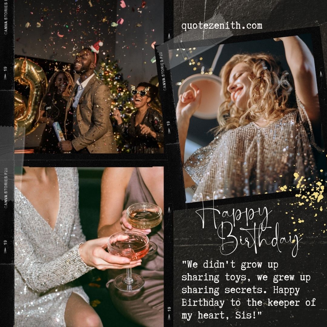 Birthday Wishes For Sister