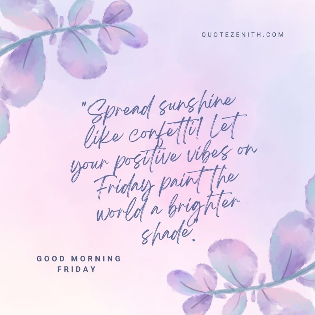 Good Morning Friday Blessings