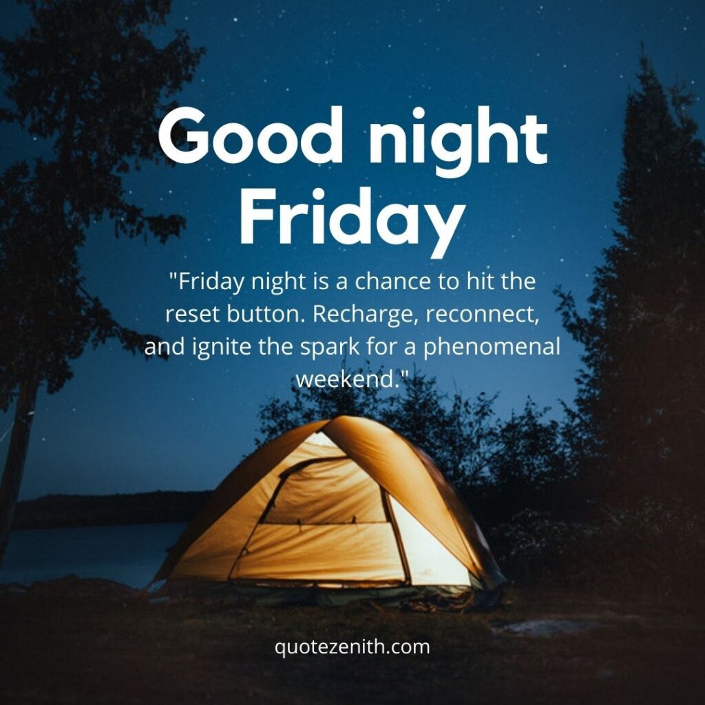 Good Night Friday Blessings