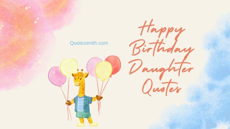 Happy Birthday Daughter Quotes