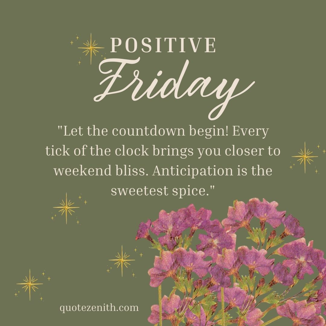 Positive Friday Blessings