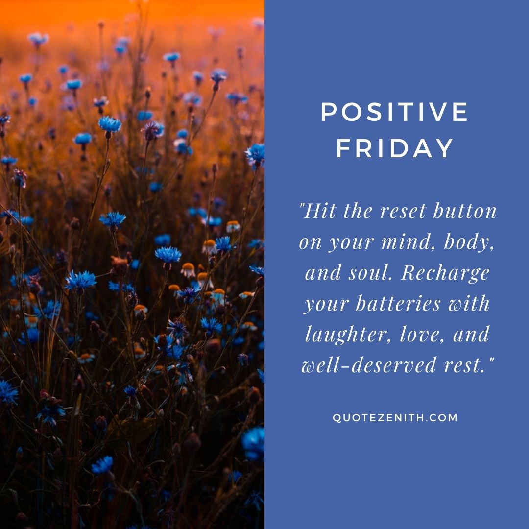 Positive Friday Blessings