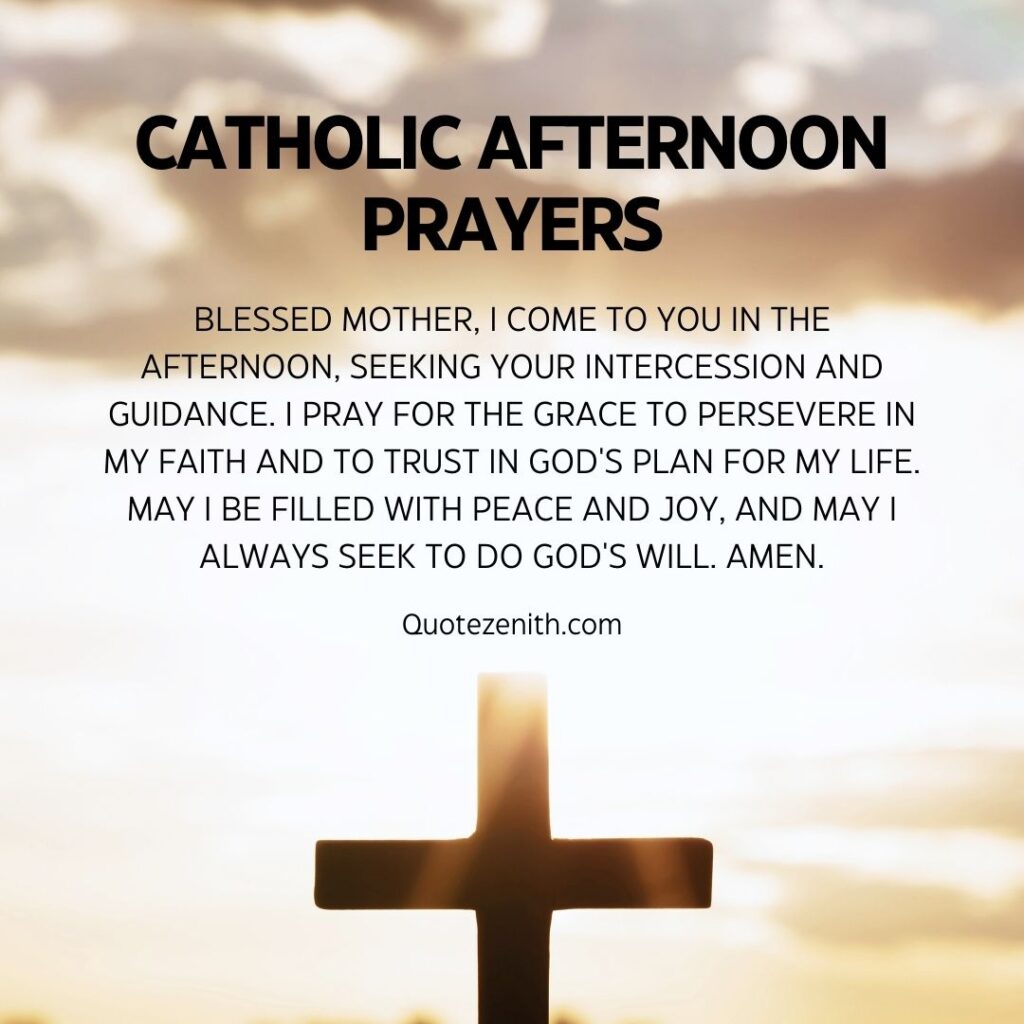 Powerful Afternoon Prayers