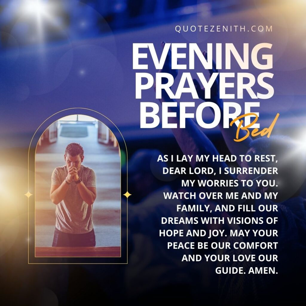 Evening Prayers