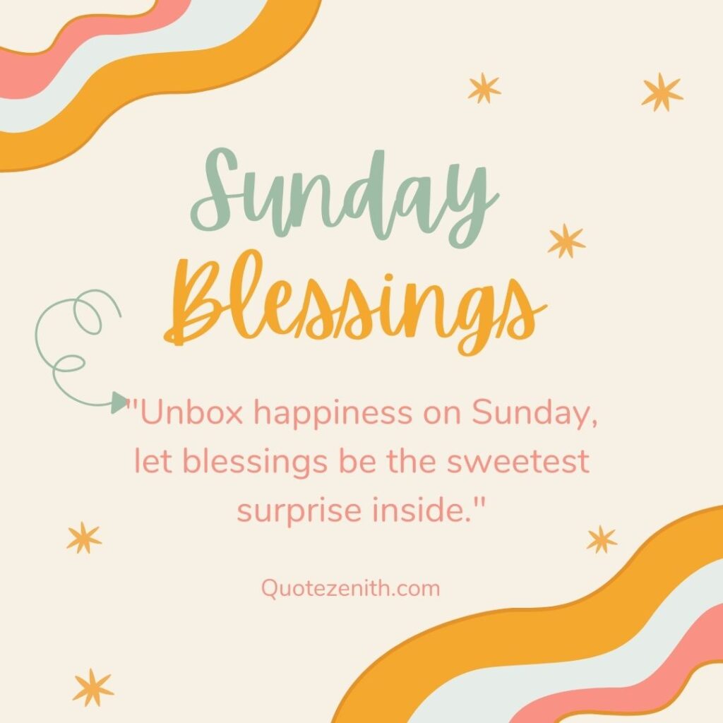 Happy Sunday Blessings 