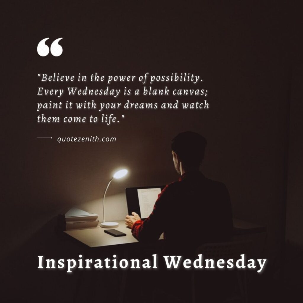 Inspiration Wednesday Blessings