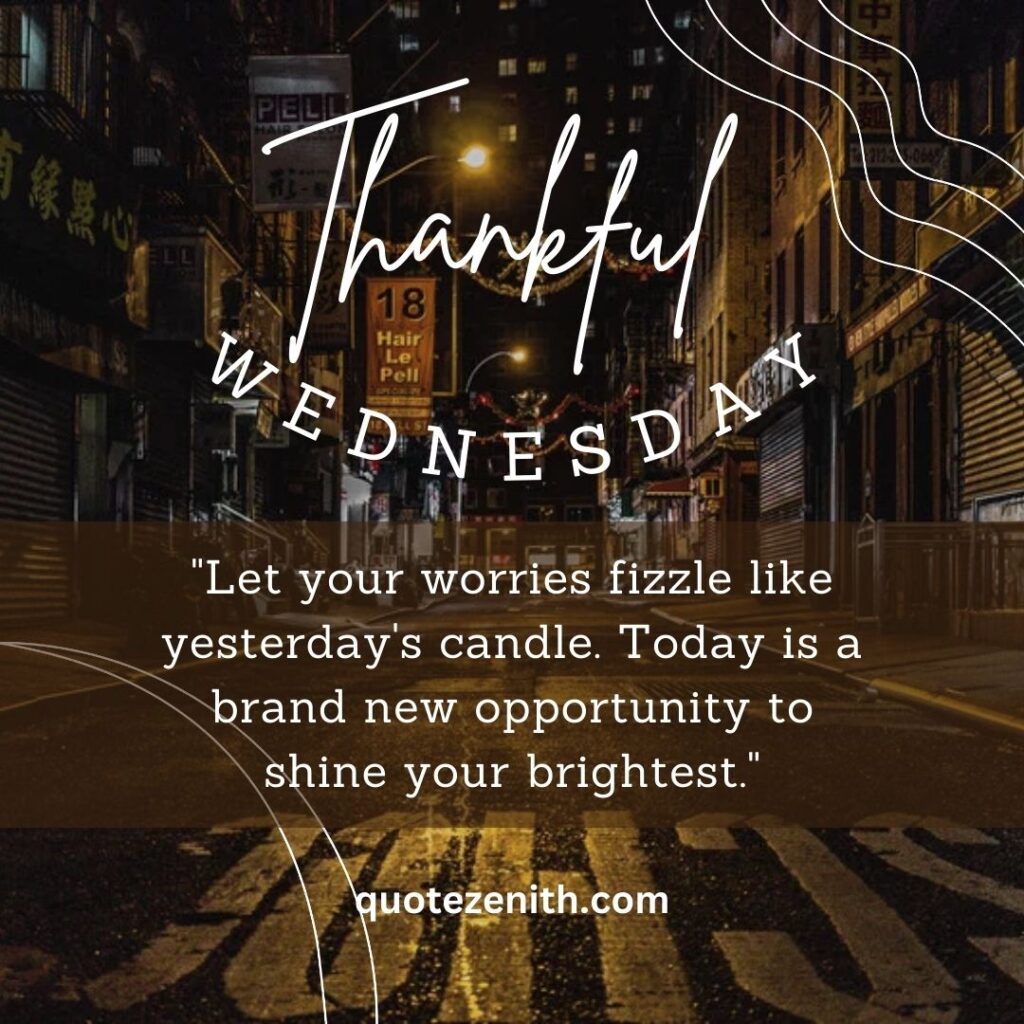 Positive Thankful Wednesday Blessings