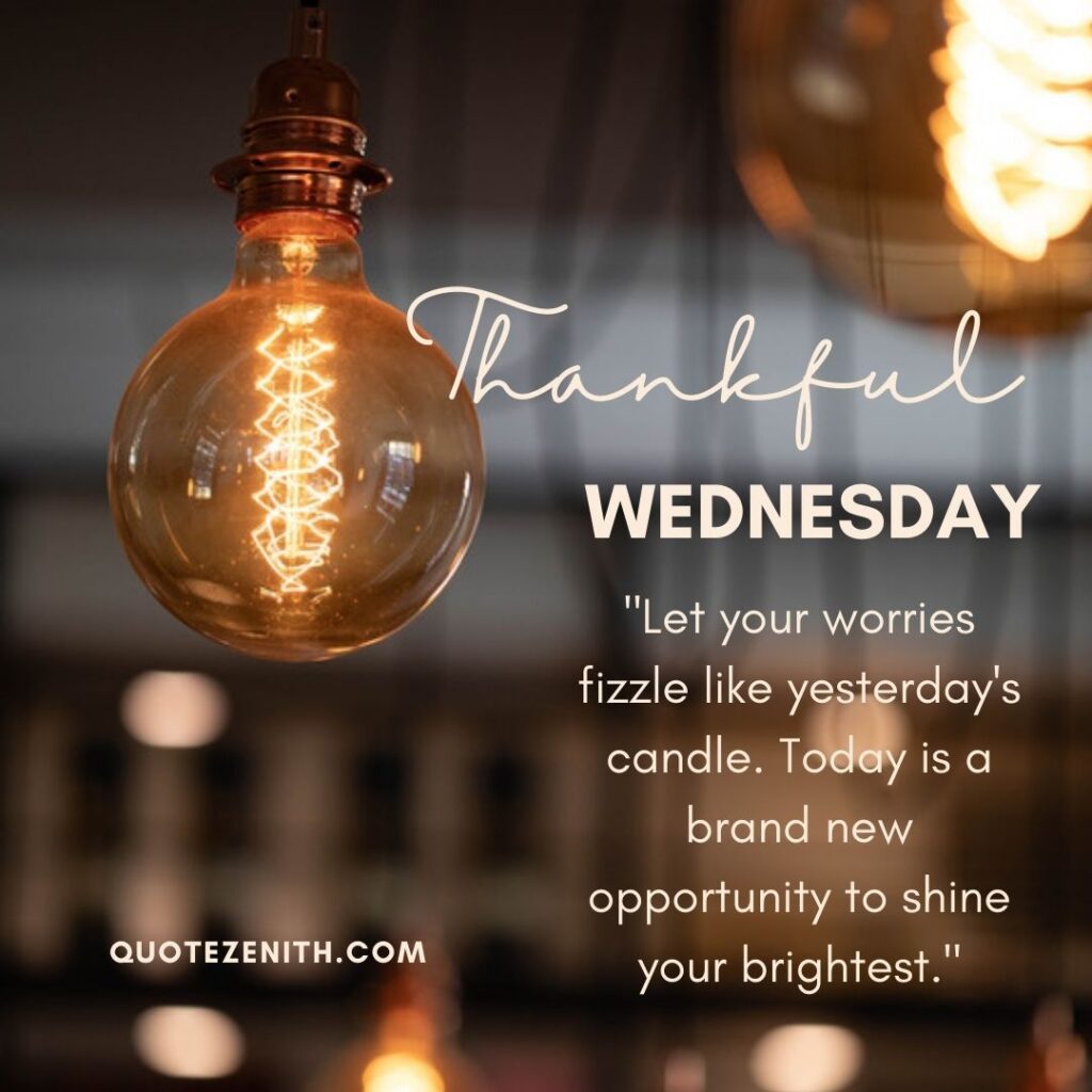 Positive Thankful Wednesday Blessings